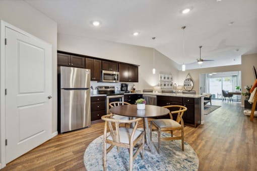Galloway Ohio Apartment Rentals Redwood Living Redwood Galloway Kitchen to Den