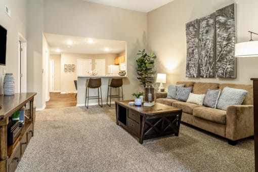 Vermillion OH Apartment Rentals Redwood Vermilion Living Room