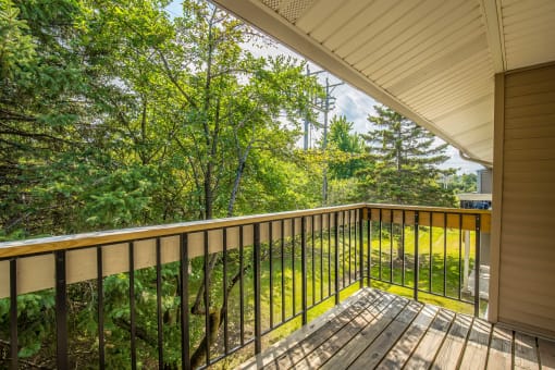 Private Balcony at Glen Hills Apartments, Glendale, 53209