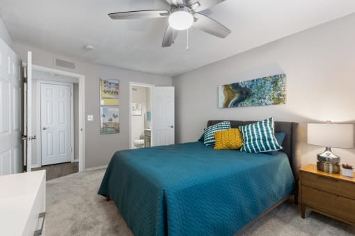 Bedroom With Closet at Wellington at Willow Bend, Plano, TX, 75093