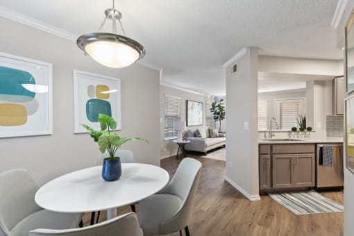 Dining And Kitchen at Wellington at Willow Bend, Texas, 75093