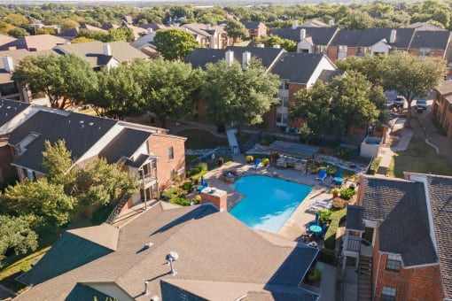 Aerial View Of Community at Wellington at Willow Bend, Texas