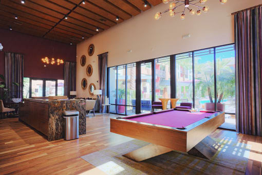 Billiards Table at Audere Apartments, Arizona