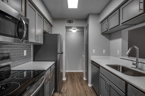 Fully Equipped Kitchen at Wellington at Willow Bend, Plano, TX, 75093