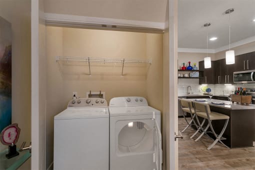 Washer Dryer at Aster Apartments, Beachwood, OH, 44122