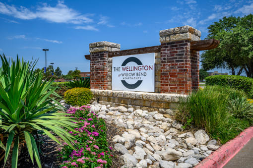 Property Signage at Wellington at Willow Bend, Texas