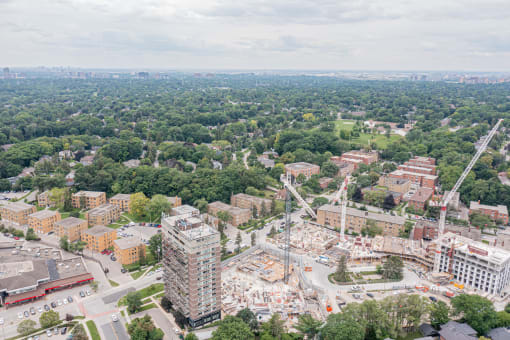 arial view of the city of winnipeg