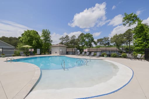 our apartments have a large pool for residents to enjoy