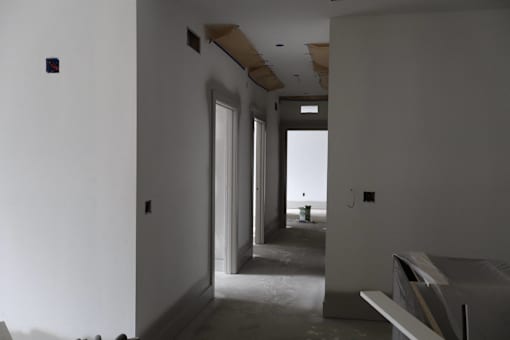 Construction hallway