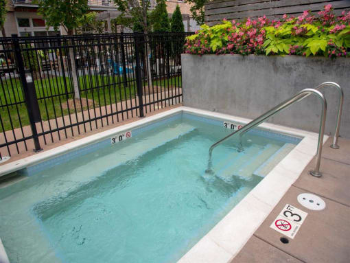 outdoor hot tub