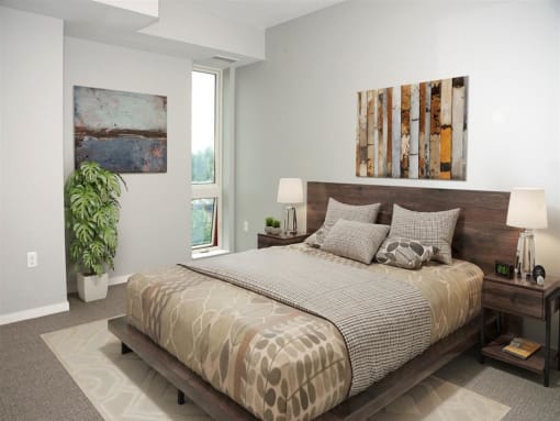 Bedroom with Natural Lighting