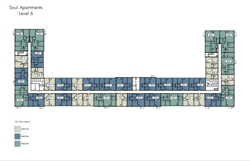the site plan of the second floor of the building