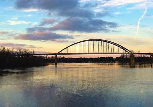 a large bridge over a body of water