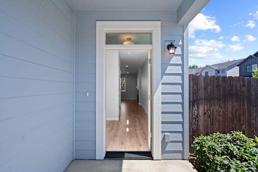 Covered Entry Door