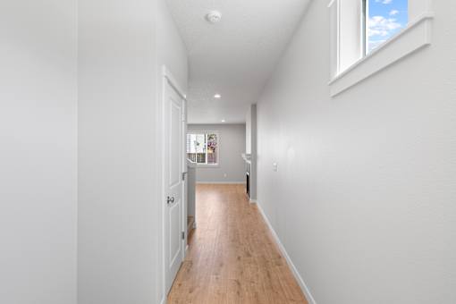 Entry Hallway LVP Flooring & Natural Lighting
