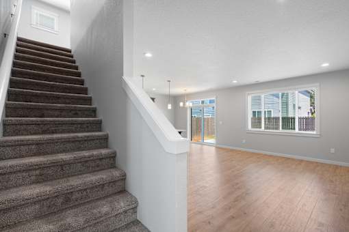 Carpeted Stairway