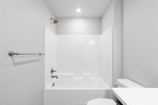 Hall Full Bath, 2nd Floor Tub Shower