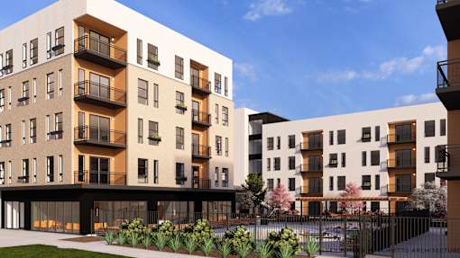 Modern Apartment Complex at Parallel Apartments, Omaha, Nebraska