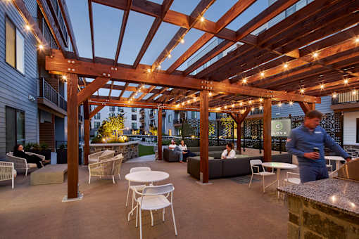 Apartment Deck at Clove Apartments, Omaha, NE