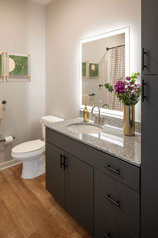 Bathroom at Parallel Apartments, Omaha, NE