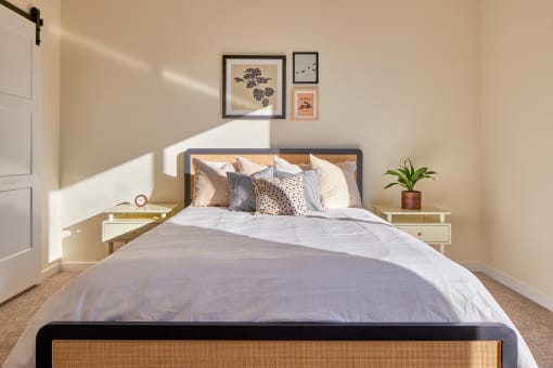 Cozy Bedroom at Clove Apartments, Nebraska, 68114