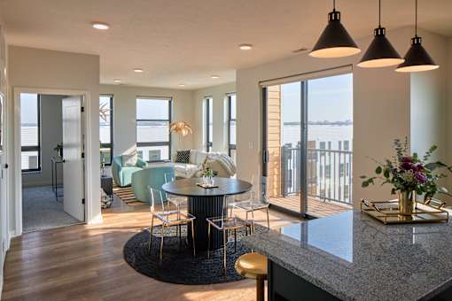 Open Living Room at Parallel Apartments, Nebraska