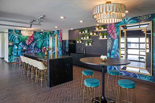 Residential Clubhouse at Parallel Apartments, Omaha