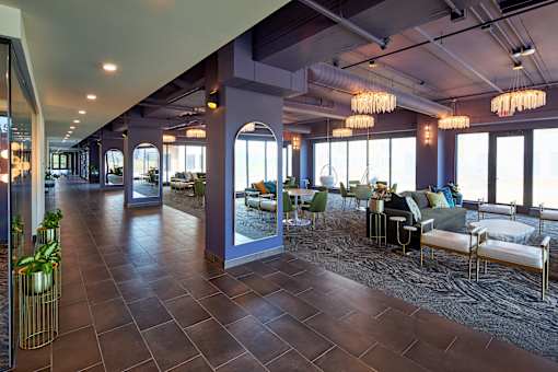 Main Lobby at Parallel Apartments, Omaha