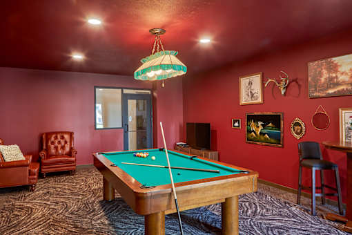 Game Room at Parallel Apartments, Omaha, 68106
