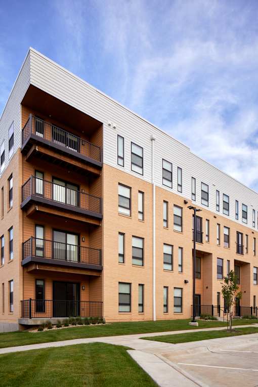 Exterior Of House at Parallel Apartments, Omaha, Nebraska