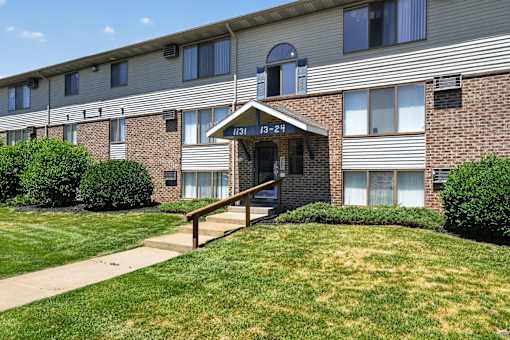 Apartment building with the entrance number 131.