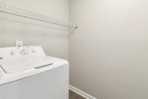 In-unit laundry connections at Avalon Place Columbia SC
