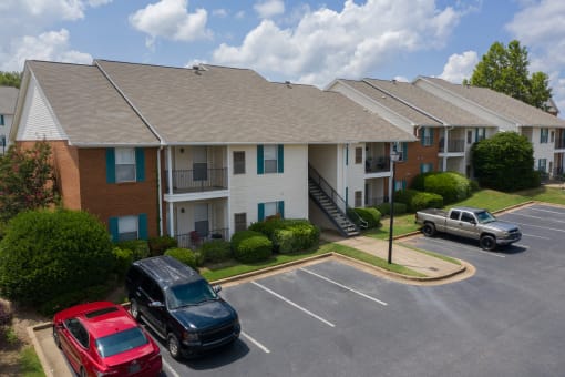 our apartments offer a parking lot for your car