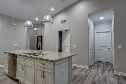 the preserve at ballantyne commons apartment kitchen
