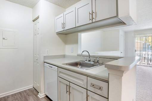 Kitchen with Cabinets at Wellington Place, Virginia