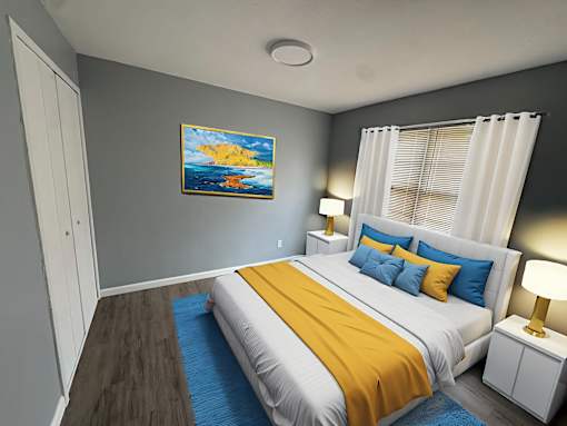 Bedroom Interior at The Summit, Syracuse, NY 13210