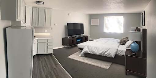 Bright Bedroom at Lifestyle Apartments at Syracuse, New York
