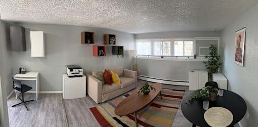 Elegant Living Room at Lifestyle Apartments at Syracuse, New York