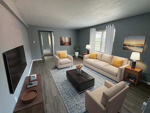 Spacious Living Room at The Summit, New York, 13210