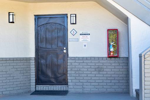 Willow Manor Leasing Office Door