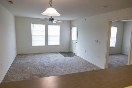 a photo of a living room