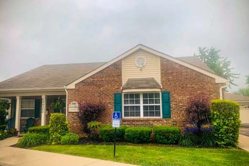 A picture of the Canterbury apartments clubhouse.