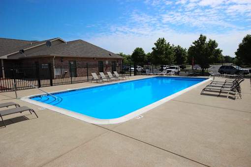 swimming pool at Canterbury Apartments in Kalamazoo, MI