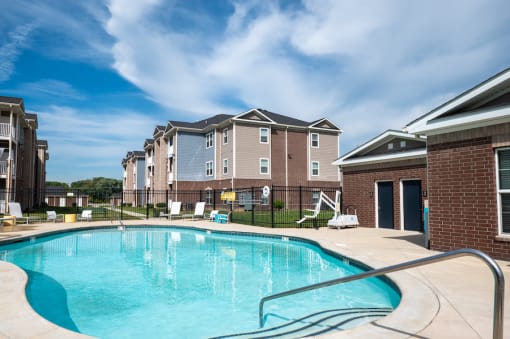 Swimming pool at Mosaic Apartments in Avon, Indiana