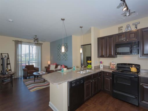 a kitchen or kitchenette at caribe resort 1213b condo