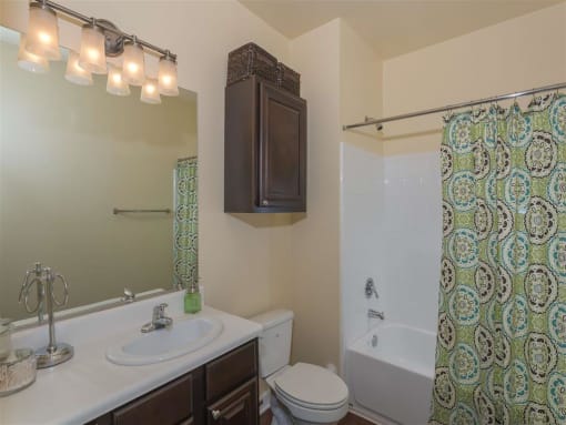 a bathroom at chic hollywood home central to everything