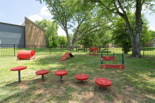 Dog Park with Agility Equipment at Stonewater Apartments, Louisville, KY