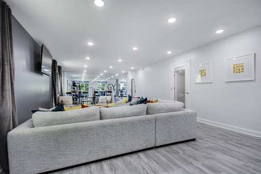 Comfortable Living Room at Southridge, Kansas City, KS, Kansas