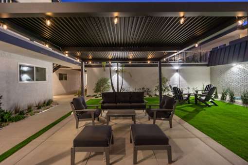 Outdoor area at Ocean Breeze Terrace Apartment, California, 92648