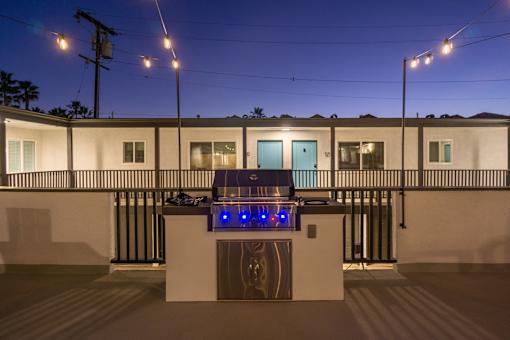 BBQ at Ocean Breeze Terrace Apartment, Huntington Beach, CA, 92648